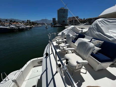 Hatteras 122 Bip Charters Yacht Charter Puerto Vallarta