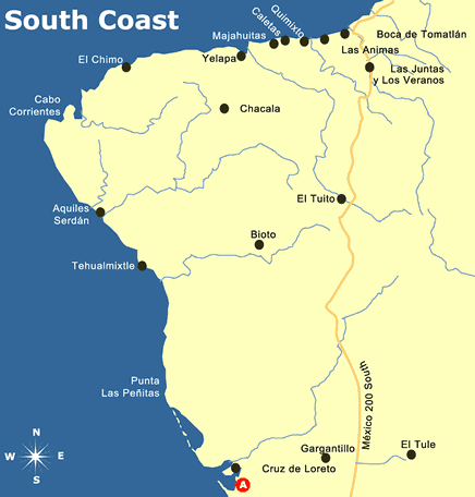 Lugar para pescar en yate costa sur puerto vallarta